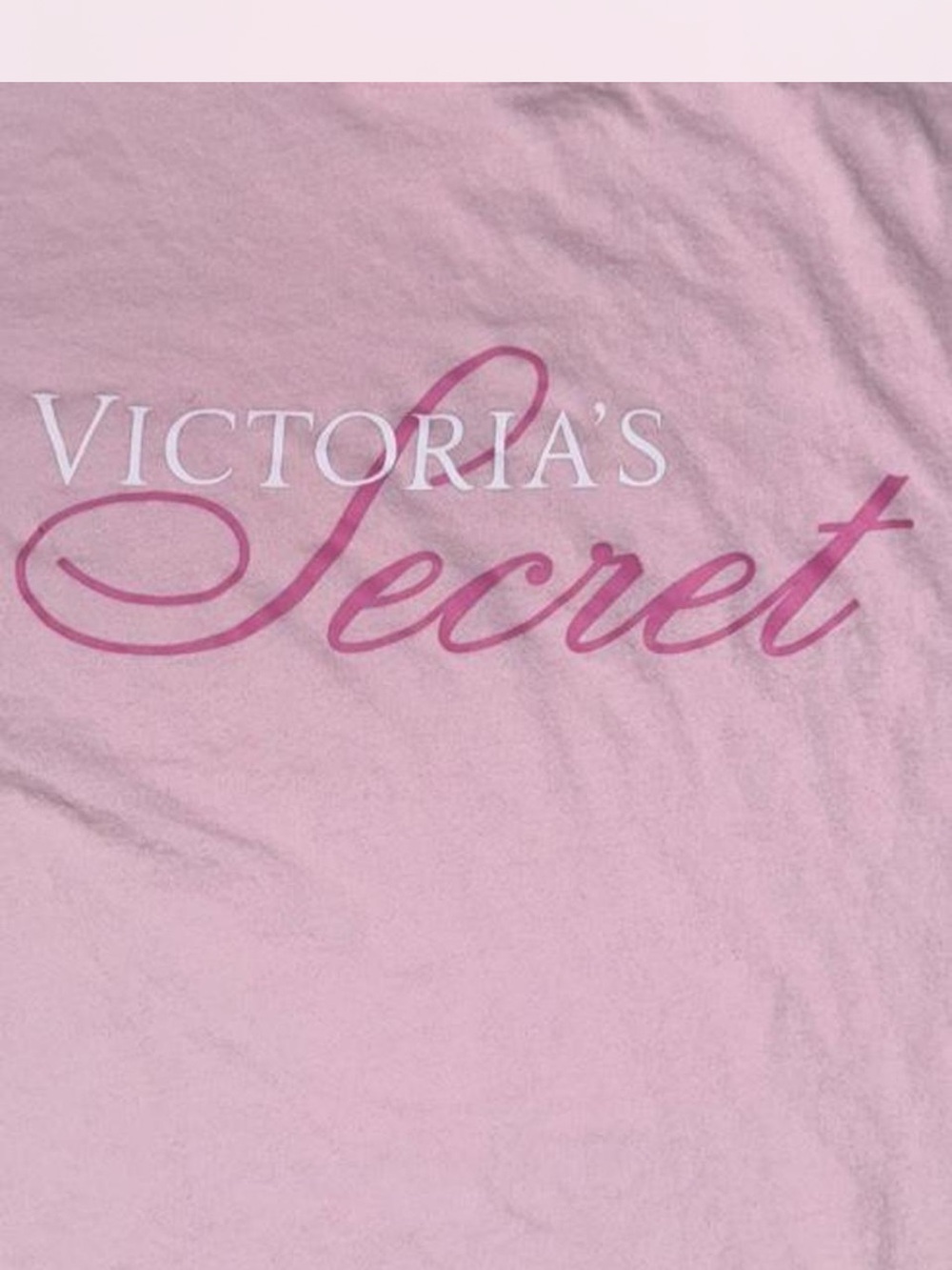 Victoria's Secret Pink Logo Tee - Light Pink